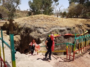 Adadi Mariam Rock Church near Addis Ababa