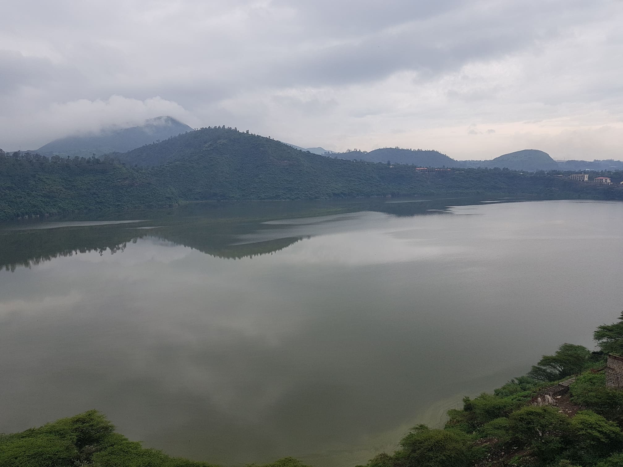 Bishoftu Crater Lake view at Debre Zeit