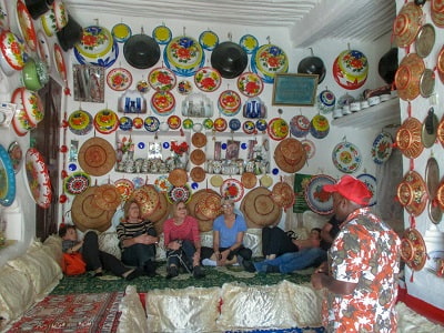 Inside the cultural house of Adere or Harari people at Harar, Eastern Ethiopia
