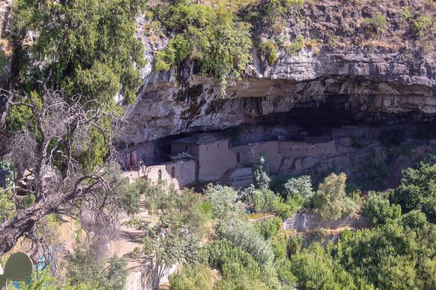 Neakuto Leab Cave Built Up Church Near Lalibela