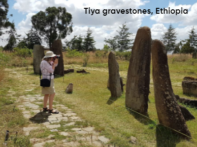 Visiting the UNESCO World Heritage site of Tiya gravestones