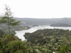 View of Wenchi Lake near Addis Ababa